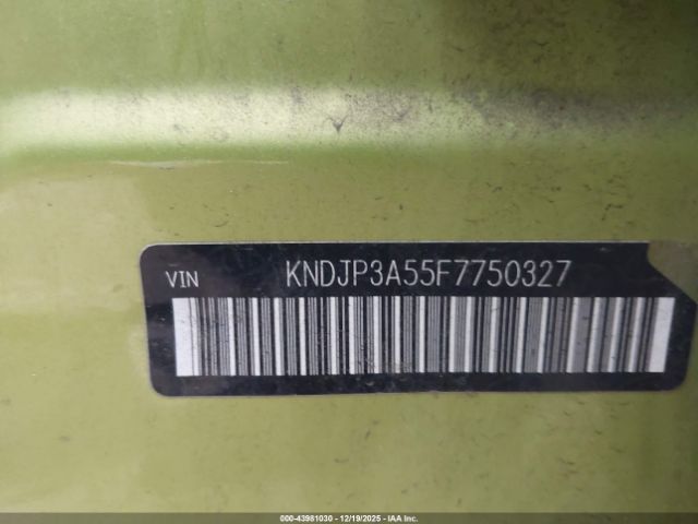 2015 KIA SOUL KNDJP3A55F7750327 Photo 8