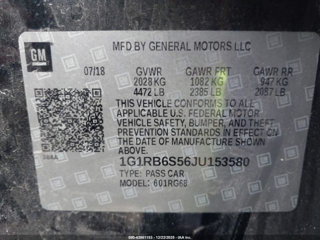 2018 CHEVROLET VOLT 1G1RB6S56JU153580 Photo 8