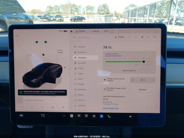 43981545 :رقم المزاد ، 5YJ3E1EC7NF175734 vin ، 2022 Tesla Model 3 Performance Dual Motor All-wheel Drive مزاد بيع