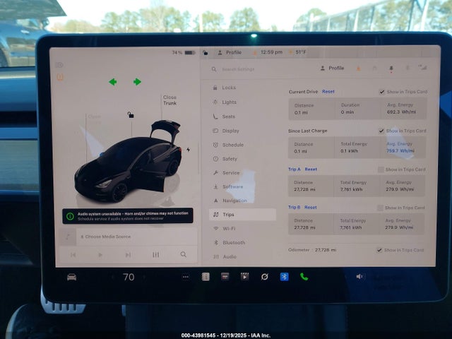 43981545 :رقم المزاد ، 5YJ3E1EC7NF175734 vin ، 2022 Tesla Model 3 Performance Dual Motor All-wheel Drive مزاد بيع