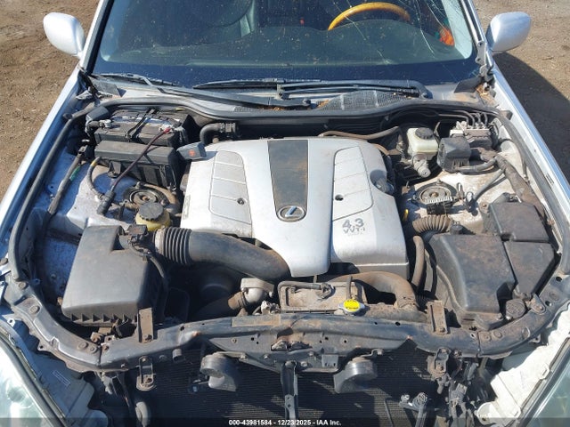 2006 Lexus Ls 430 მანქანა იყიდება აუქციონზე, vin: JTHBN36FX65043763, აუქციონის ნომერი: 43981584