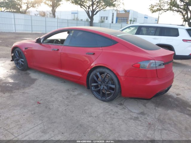 2021 TESLA MODEL S 5YJSA1E55MF438892 Photo 2