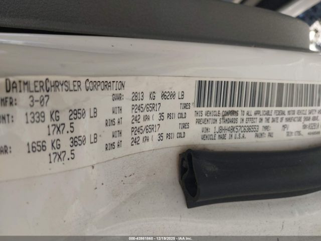 2007 JEEP COMMANDER 1J8HH48K57C636553 Photo 8