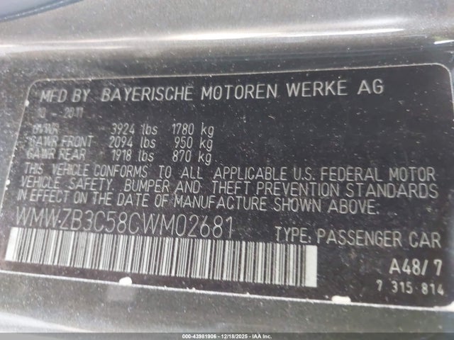 2012 MINI COOPER COUNTRYMAN WMWZB3C58CWM02681 Photo 8