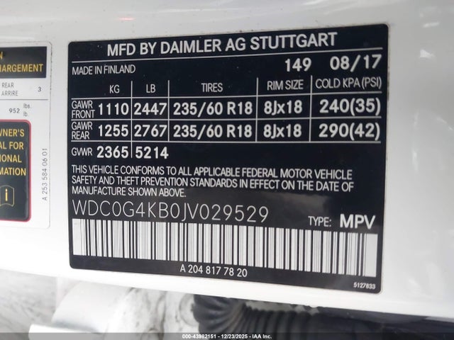 2018 MERCEDES-BENZ GLC 300 WDC0G4KB0JV029529 Photo 8