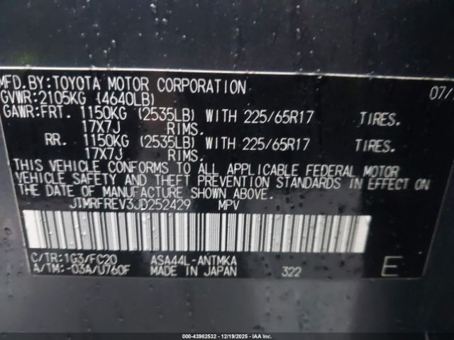2018 TOYOTA RAV4 JTMRFREV3JD252429 Photo 8