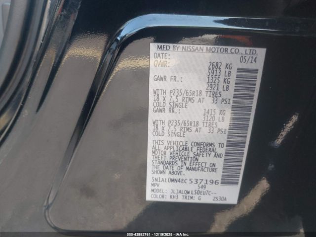 2014 INFINITI QX60 5N1AL0MN4EC537196 Photo 8