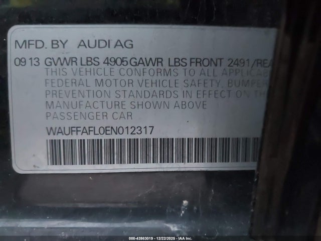 2014 AUDI A4 WAUFFAFL0EN012317 Photo 8