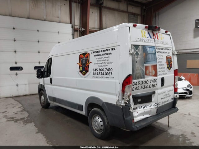 43983045 :رقم المزاد ، 3C6TRVCG6JE112648 vin ، 2018 Ram Promaster 2500 High Roof 136 Wb مزاد بيع
