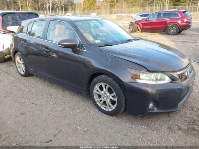 2012 LEXUS CT 200H JTHKD5BH4C2091391
