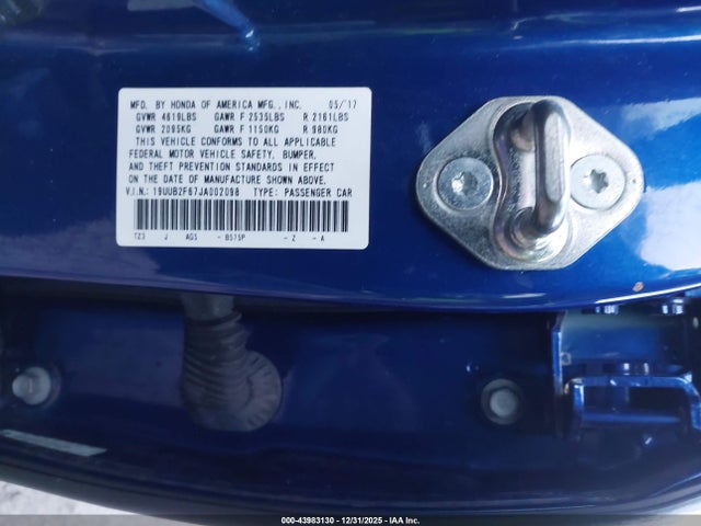 Продаж на аукціоні авто 2018 Acura Tlx Tech   A-spec Pkgs, vin: 19UUB2F67JA002098, номер лоту: 43983130