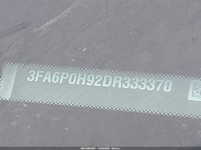 2013 FORD FUSION 3FA6P0H92DR333370 Photo 8