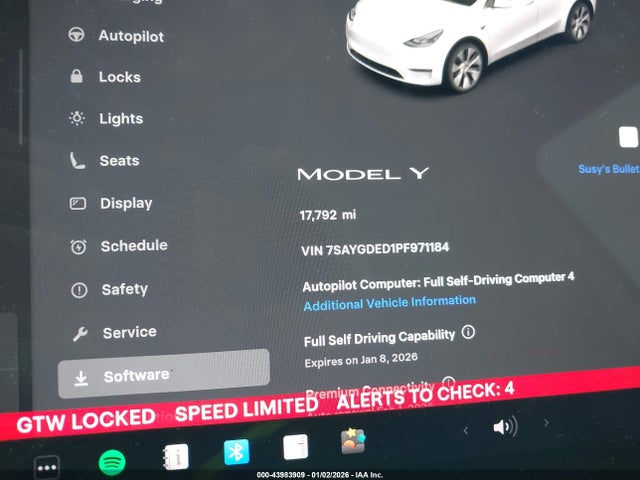 2023 TESLA MODEL Y 7SAYGDED1PF971184 Photo 6