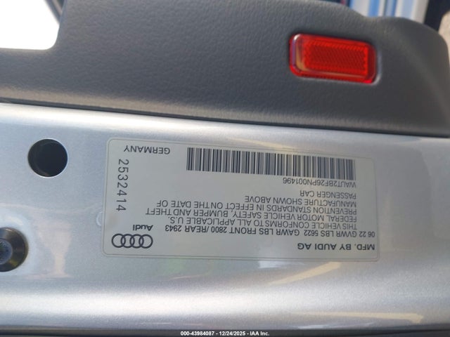 2023 AUDI A7 SPORTBACK WAUT2BF26PN001496 Photo 8