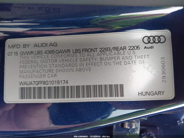 2016 AUDI A3 WAUA7GFF8G1019174 Photo 8