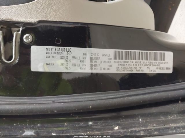 2017 DODGE GRAND CARAVAN 2C4RDGCG7HR817965 Photo 8