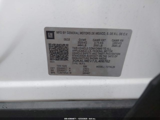 2018 GMC TERRAIN 3GKALMEV7JL406762 Photo 8