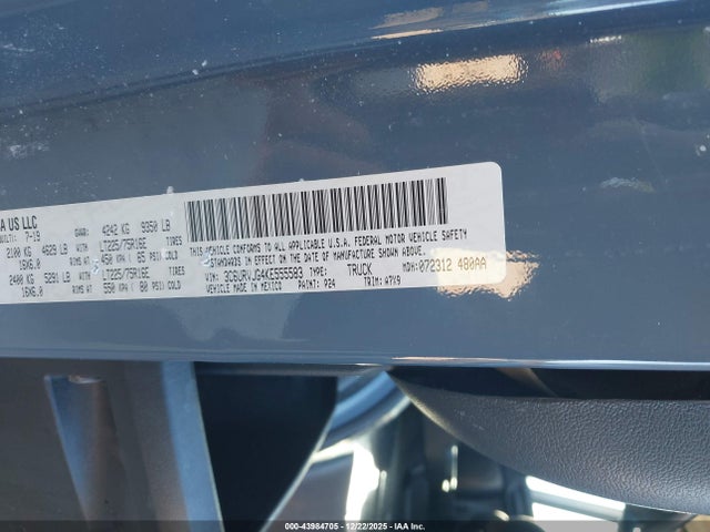 2019 RAM PROMASTER 3500 3C6URVJG4KE555583 Photo 8