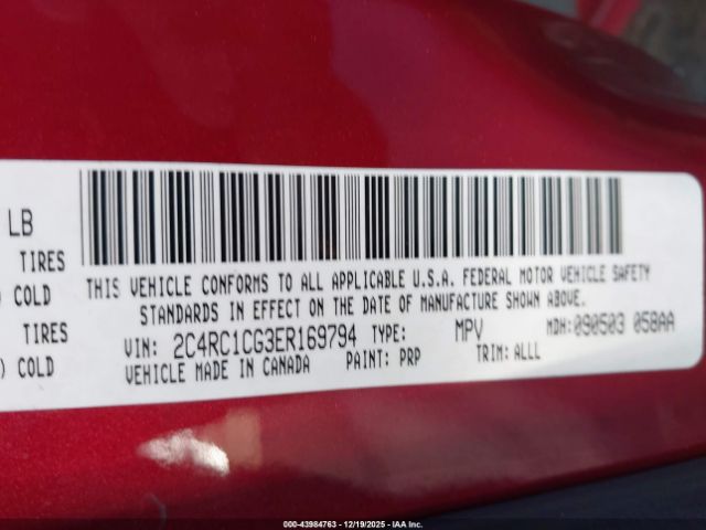 2014 CHRYSLER TOWN & COUNTRY 2C4RC1CG3ER169794 Photo 8