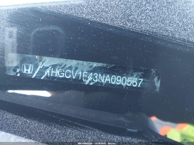 1HGCV1F43NA090567 Honda Accord Sport Special Edition