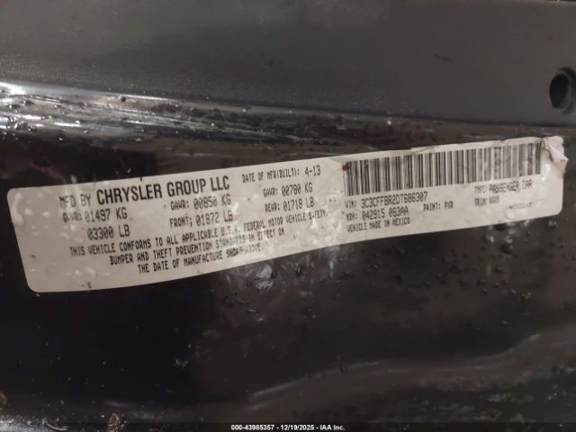 2013 FIAT 500 3C3CFFBR2DT686307 Photo 8