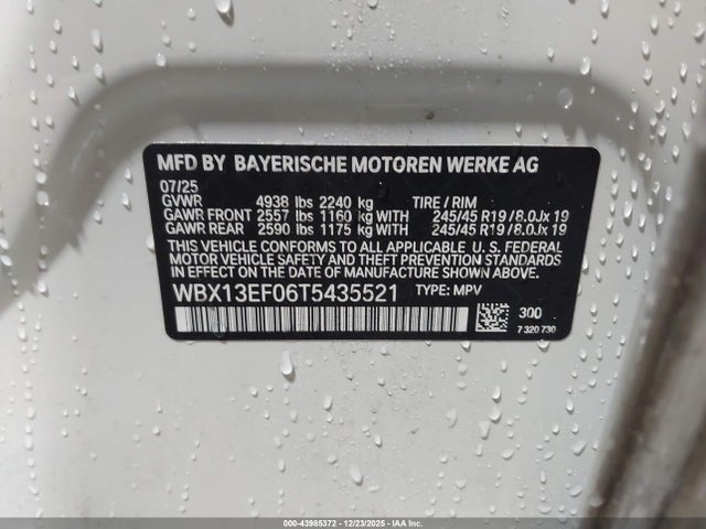 BMW X1 M35i 2026 WBX13EF06T5435521 Image 9