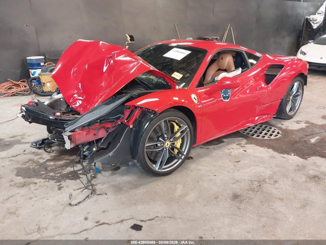 43985466 :رقم المزاد ، ZFF79ALA4K0246276 vin ، 2019 Ferrari 488 Gtb مزاد بيع