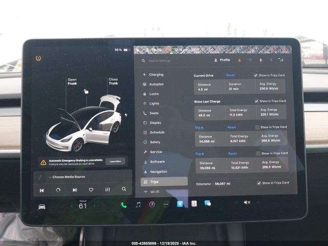 2021 TESLA MODEL 3 5YJ3E1EC8MF055455 Photo 6