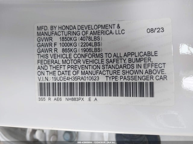 2024 ACURA INTEGRA 19UDE4H35RA010623 Photo 8