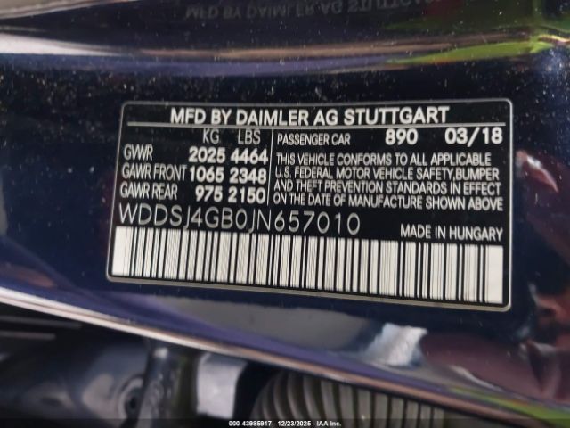 2018 MERCEDES-BENZ CLA 250 WDDSJ4GB0JN657010 Photo 8