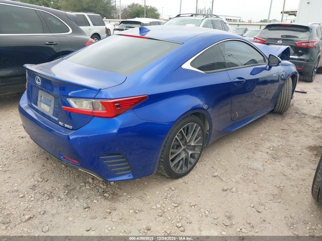 2015 Lexus Rc 350 მანქანა იყიდება აუქციონზე, vin: JTHHE5BC2F5007941, აუქციონის ნომერი: 43985925