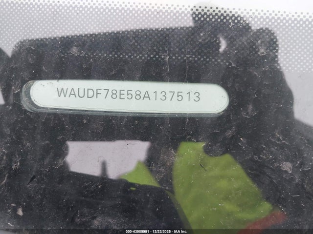 2008 AUDI A4 WAUDF78E58A137513 Photo 8