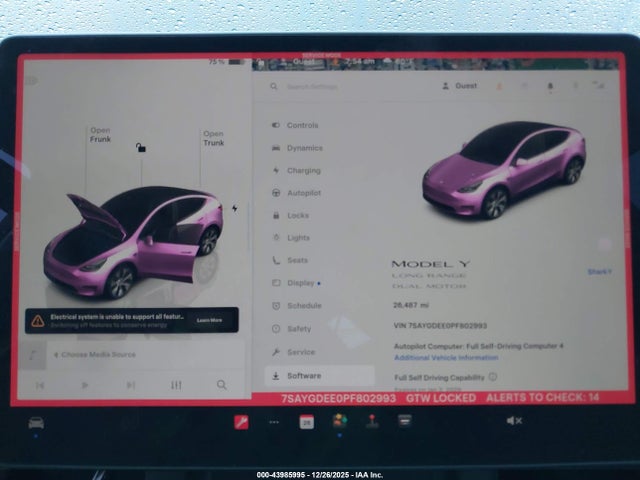 2023 TESLA MODEL Y 7SAYGDEE0PF802993 Photo 6