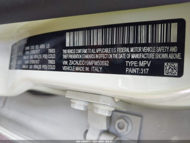 2021 JEEP RENEGADE ZACNJDD19MPM50692 Photo 8