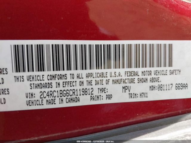 2012 CHRYSLER TOWN & COUNTRY 2C4RC1BG6CR119812 Photo 8