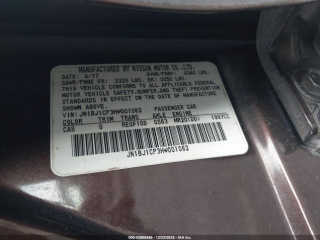 2017 NISSAN ROGUE SPORT JN1BJ1CP3HW001062 Photo 8