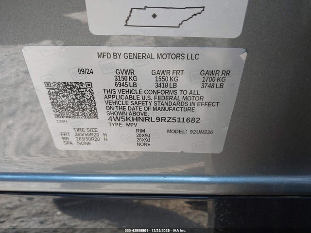 4W5KHNRL9RZ511682 Acura Zdx A-spec