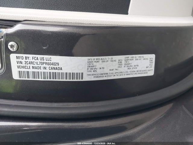Chrysler Pacifica Hybrid Touring L 2023 2C4RC1L70PR604029 Image 9