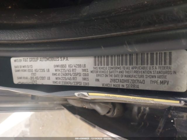 2014 FIAT 500L ZFBCFADH1EZ017140 Photo 8