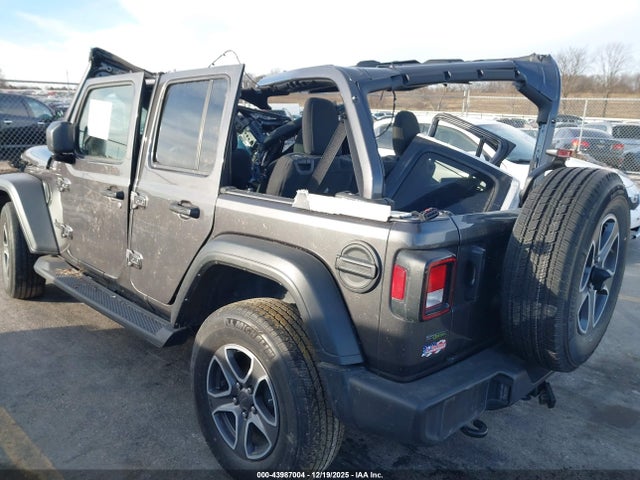 Auction sale of the 2021 Jeep Wrangler Unlimited Sport S 4x4, vin: 1C4HJXDM3MW823742, lot number: 43987004