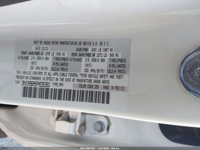 Aukcja sprzedaży 2023 Mazda Cx-30 2.5 S Select, vin: 3MVDMBBM5PM535350, numer aukcji: 43987067