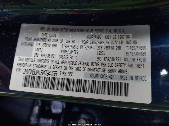3MVDMBBM1SM794765 Mazda Cx-30 2.5 S Select Sport