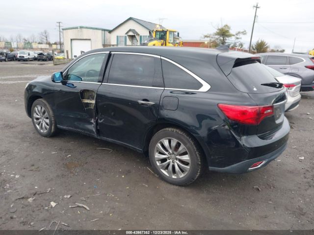 2014 ACURA MDX 5FRYD4H49EB024486 Photo 2