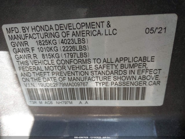 2021 ACURA ILX 19UDE2F79MA009767 Photo 8