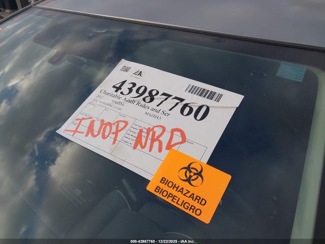 43987760 :رقم المزاد ، JM1BL1V76C1535280 vin ، 2012 Mazda Mazda3 I Touring مزاد بيع