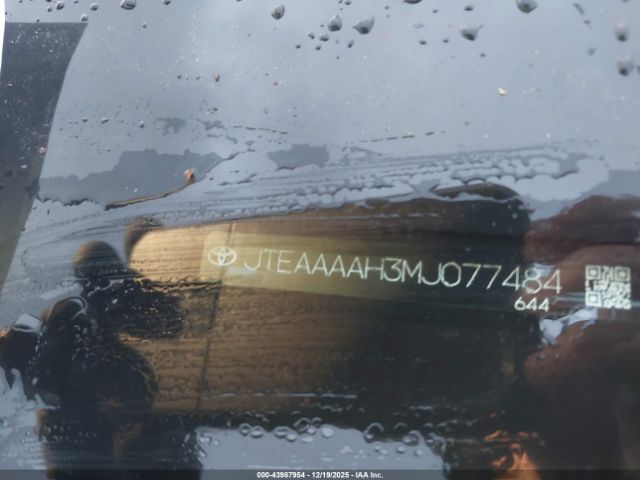 2021 TOYOTA VENZA JTEAAAAH3MJ077484 Photo 8