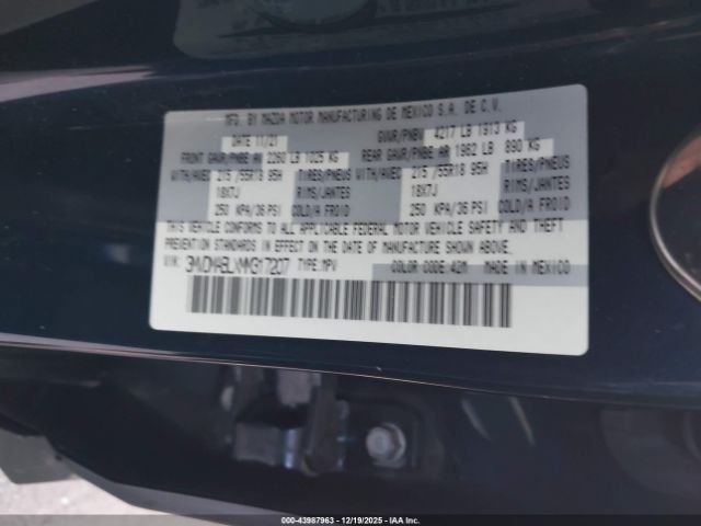 2021 MAZDA CX-30 3MVDMABLXMM317207 Photo 8
