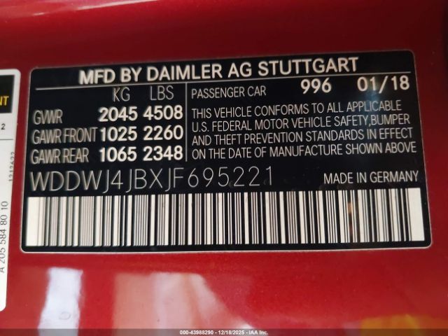 2018 MERCEDES-BENZ C 300 WDDWJ4JBXJF695221 Photo 8