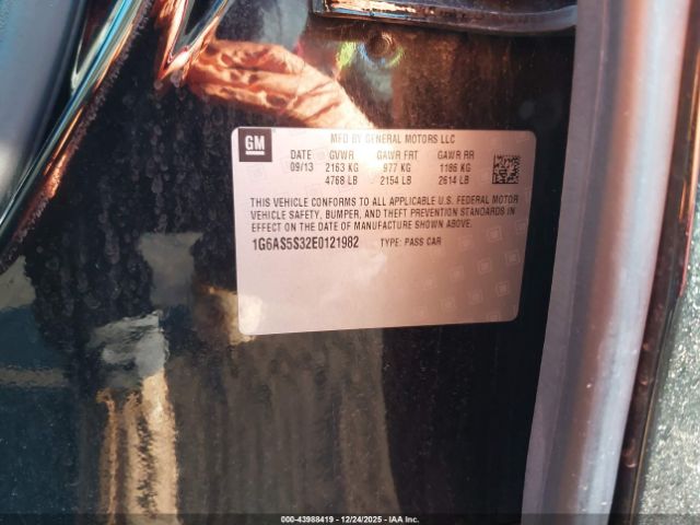 2014 CADILLAC CTS 1G6AS5S32E0121982 Photo 8