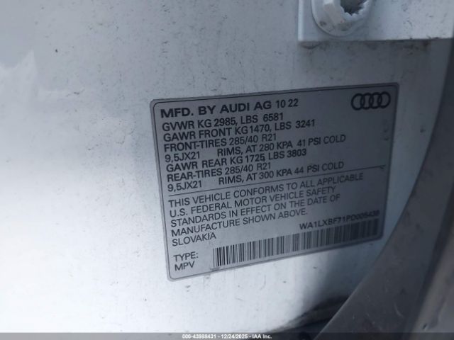 2023 AUDI Q7 WA1LXBF71PD005438 Photo 8